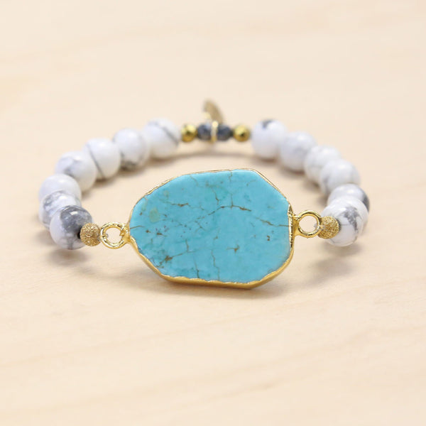 The JoJo - Semi-precious and Gold Plated Turquoise