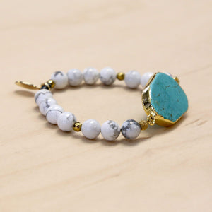 The JoJo - Semi-precious and Gold Plated Turquoise
