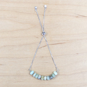 The Emerson - Amazonite bracelet with adjustable chain
