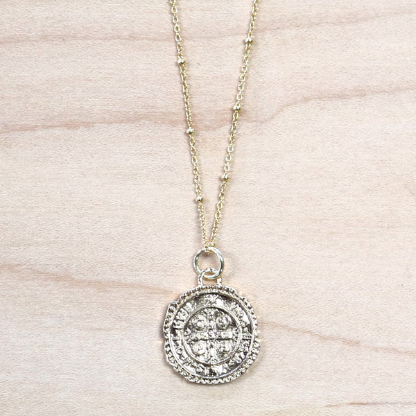 The Sawyer  - Gold Coin Pendant Necklace