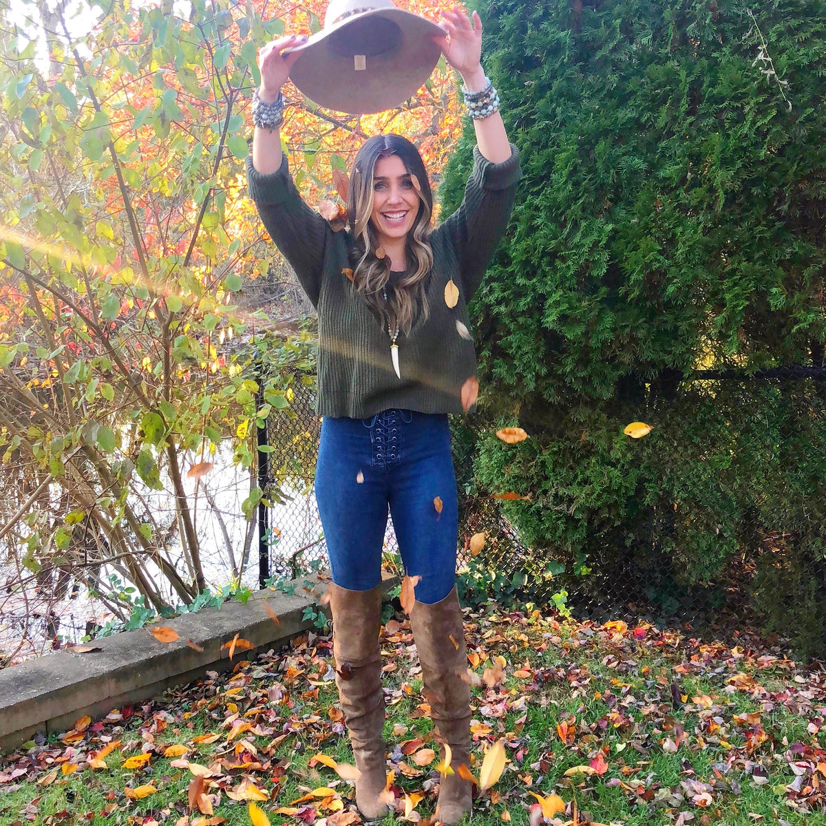 Over the Knee boots + Flirty Sweaters!