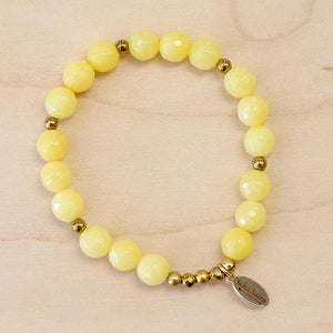 The Amber - Yellow Jade Bracelet
