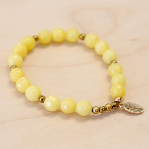 The Amber - Yellow Jade Bracelet