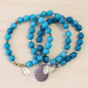 The Carly - Turquoise  Jade Bracelet