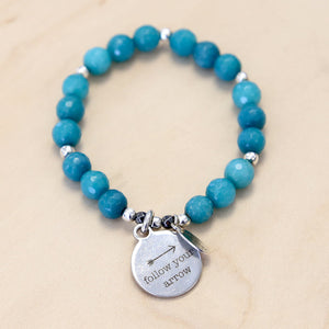 The Carly - Turquoise  Jade Bracelet