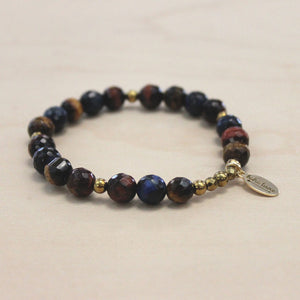The Laurie - Mixed Tigers Eye Bracelet