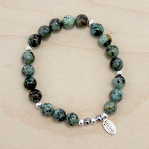 The Adrianna - African Turquoise Bracelet