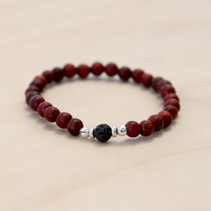 The Parker - Semi-precious Red Bracelet