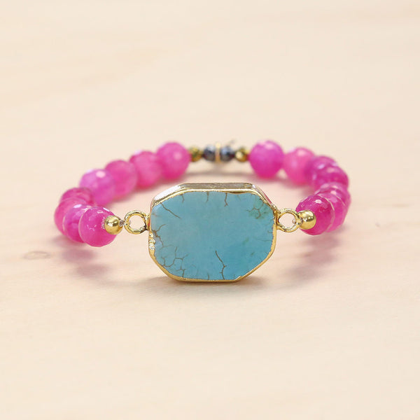 The Kelsey - Semi-precious and Gold Plated Turquoise
