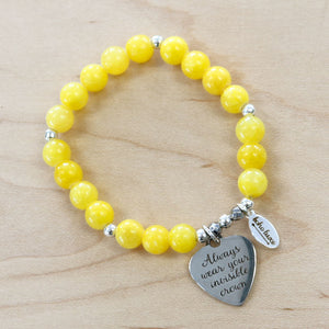 The Dara - Yellow Jade Semi-precious Bracelet