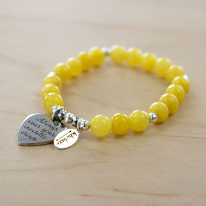 The Dara - Yellow Jade Semi-precious Bracelet
