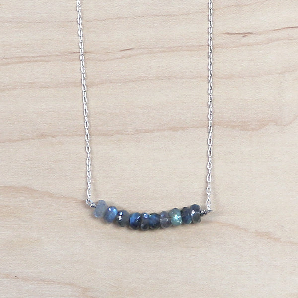 The Merritt  - Labradorite + silver  Necklace