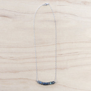 The Merritt  - Labradorite + silver  Necklace
