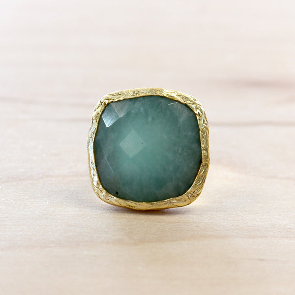 The Kaylee - Semi-Precious Amazonite Ring