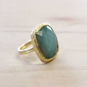 The Kaylee - Semi-Precious Amazonite Ring