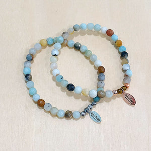 The Dora - amazonite - Semi-precious beads