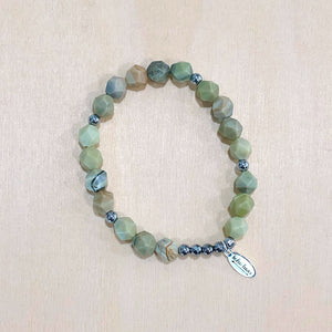 The Florence - butter jade - Semi-precious beads