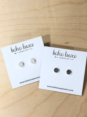 The Mare - druzy Studs